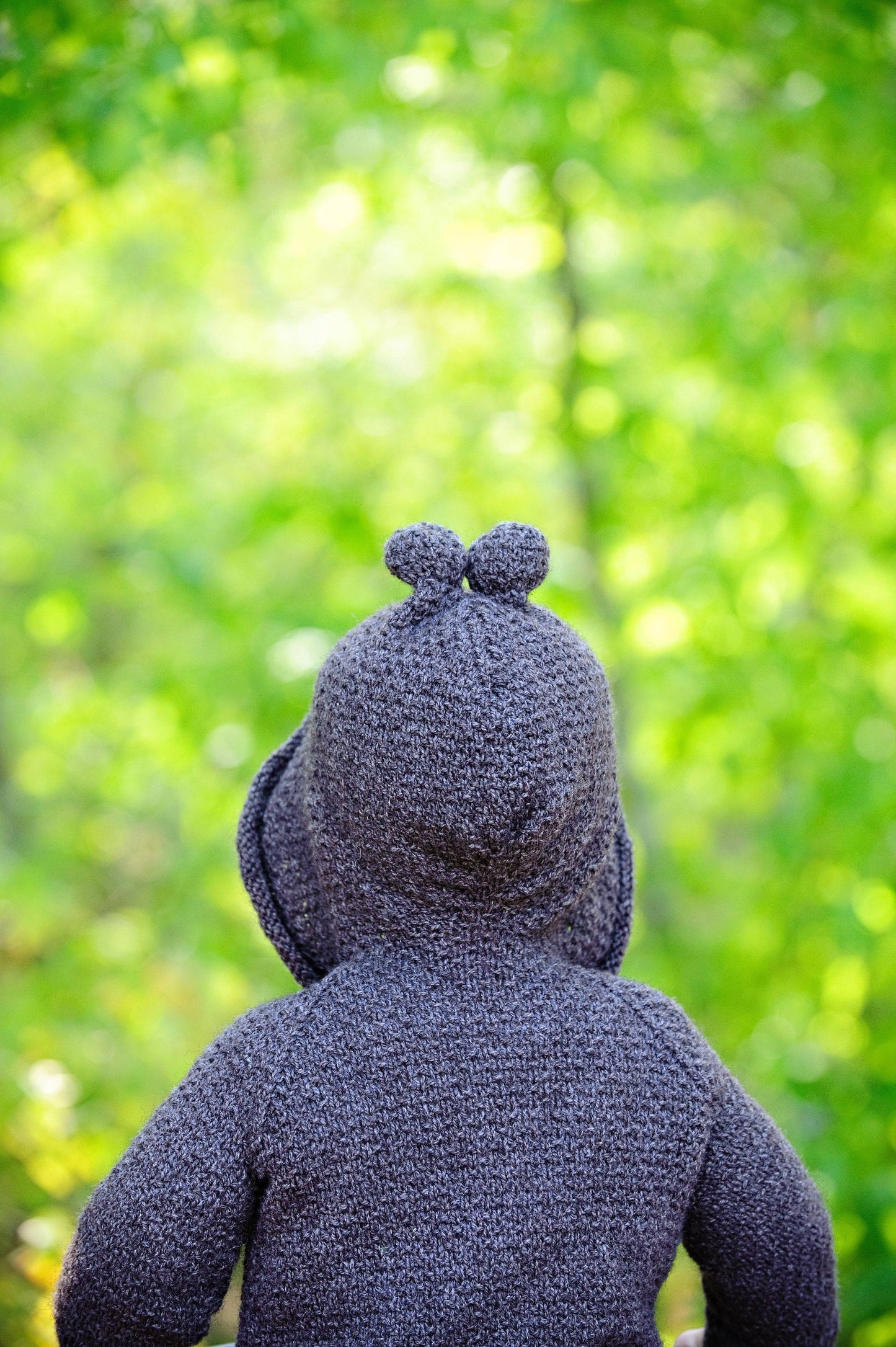 Sugar Bear Hooded Cardi Knitting Pattern: Pack of 3