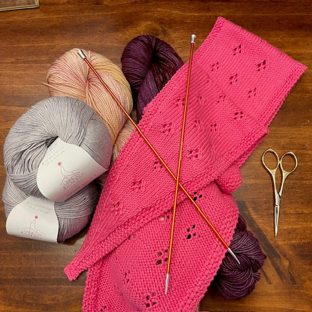 Introduction to Lace: A Next Steps in Knitting Workshop